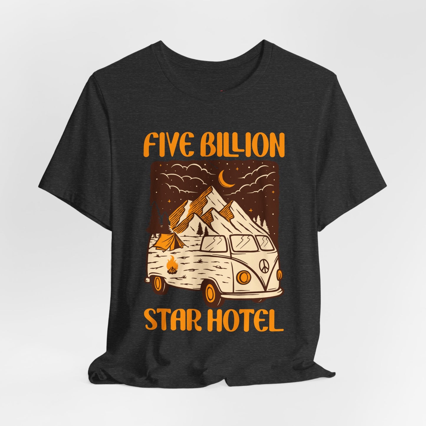 Five Billion Star Hotel Camping T-Shirt