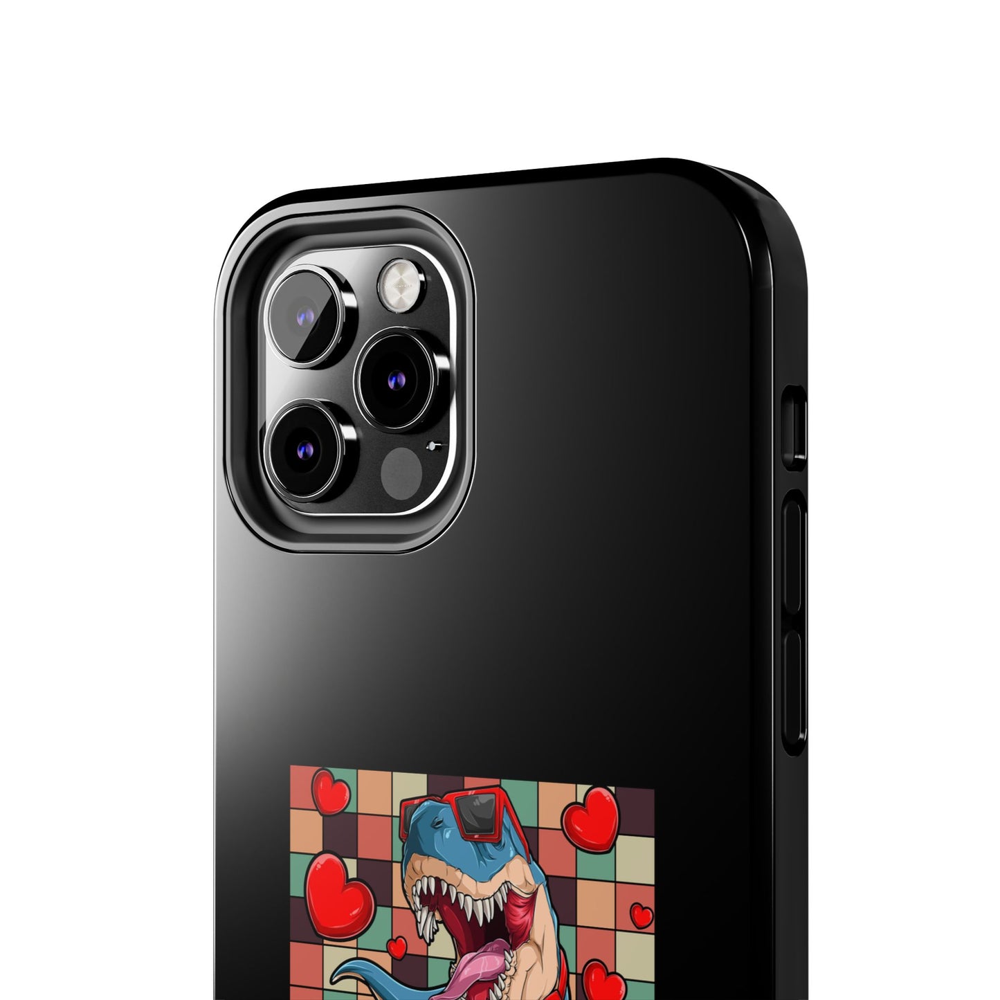 'Lovesaurus' Cute T-Rex Valentine Design - Tough Phone Case