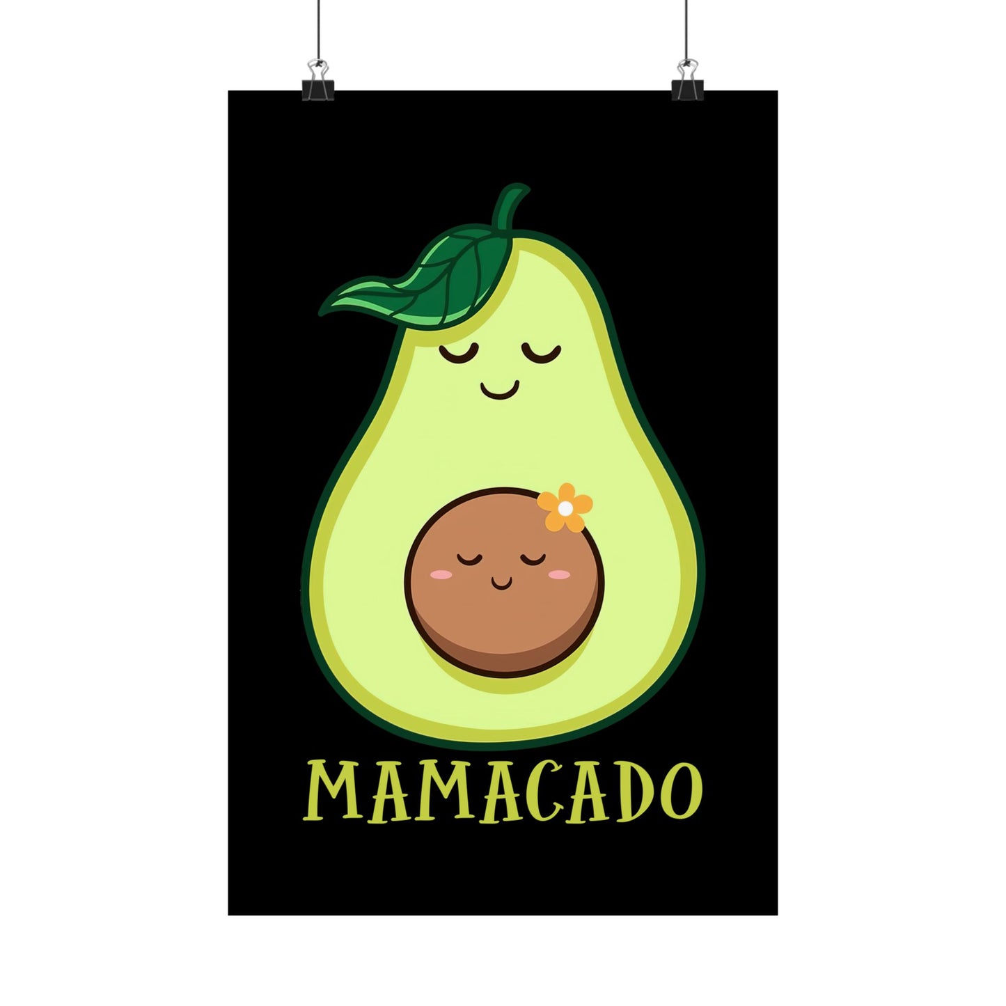 Mamacado Pregnant Avocado Pregnancy Announcement Avocado - Wall Art