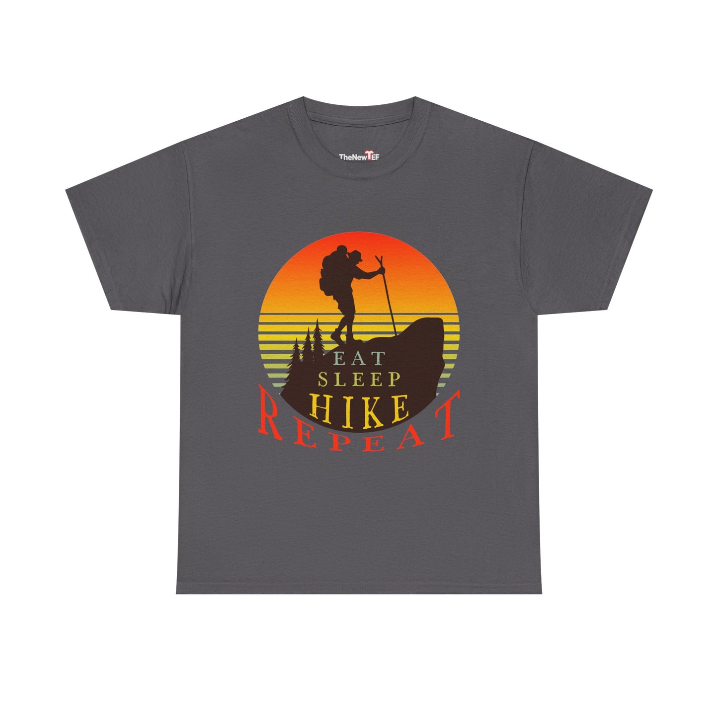 Eat Sleep Hike Repeat Shirt Funny Hiker Mountain Nature - Unisex T-Shirt
