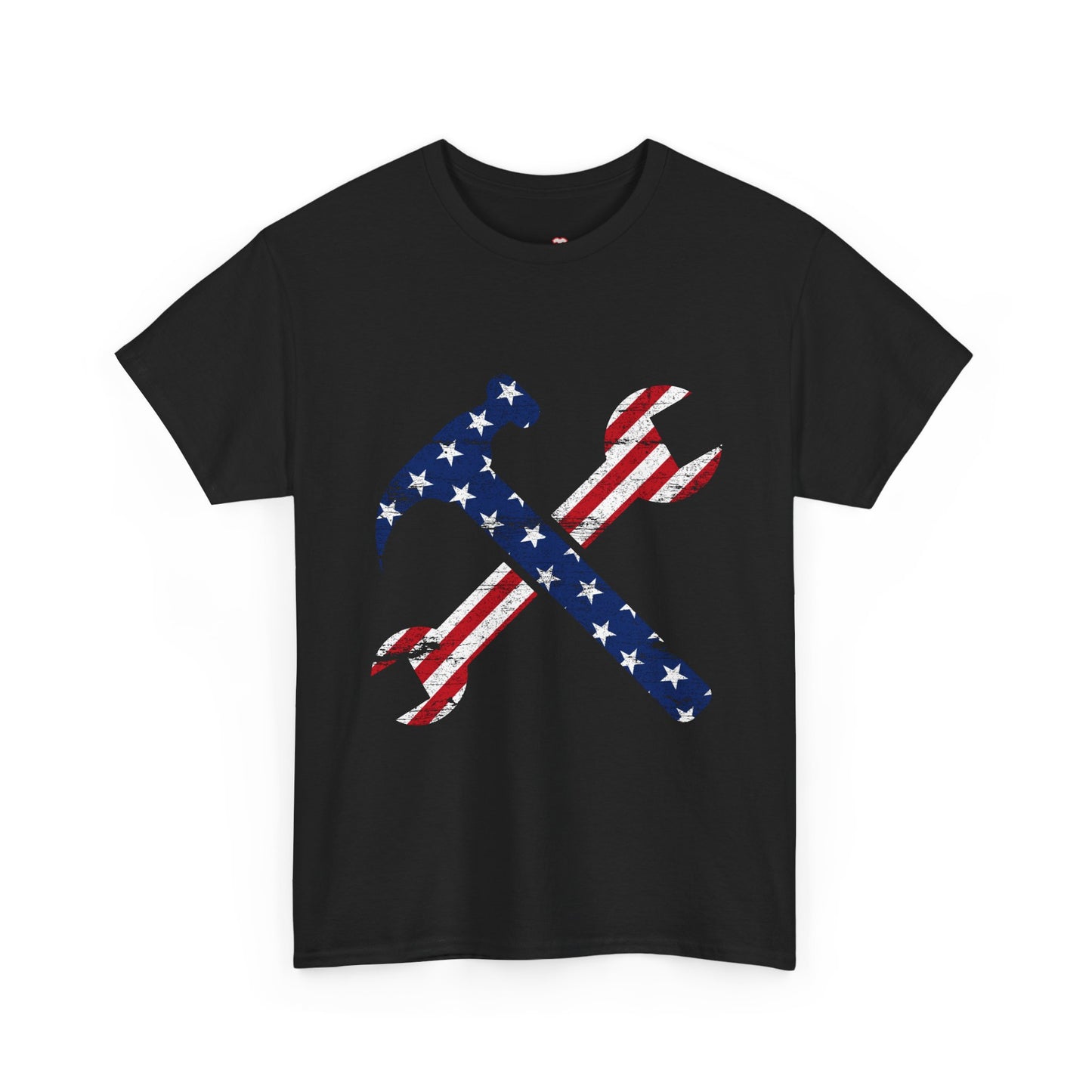 American Flag Ironworker And Tools - Unisex T-Shirt