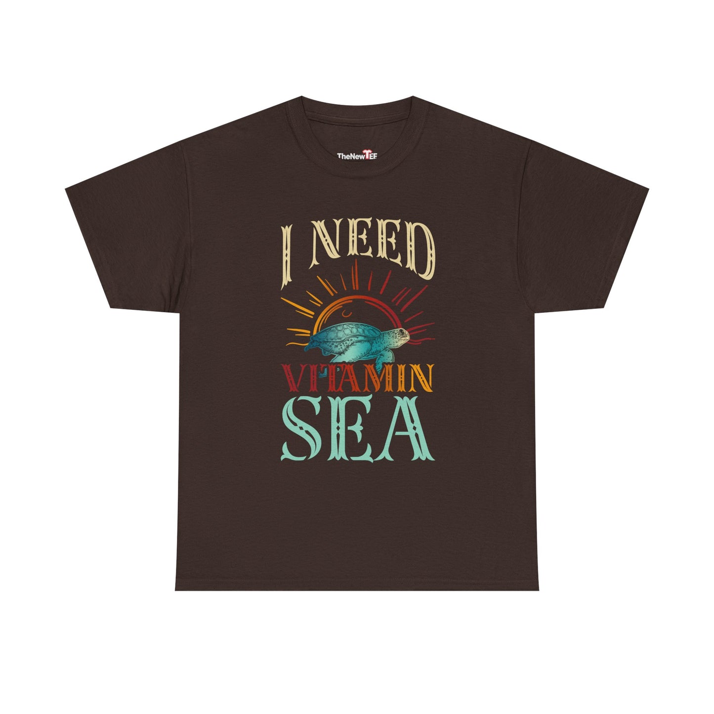 I Need Vitamin Sea Funny Ocean Turtle Water Beach - Unisex T-Shirt