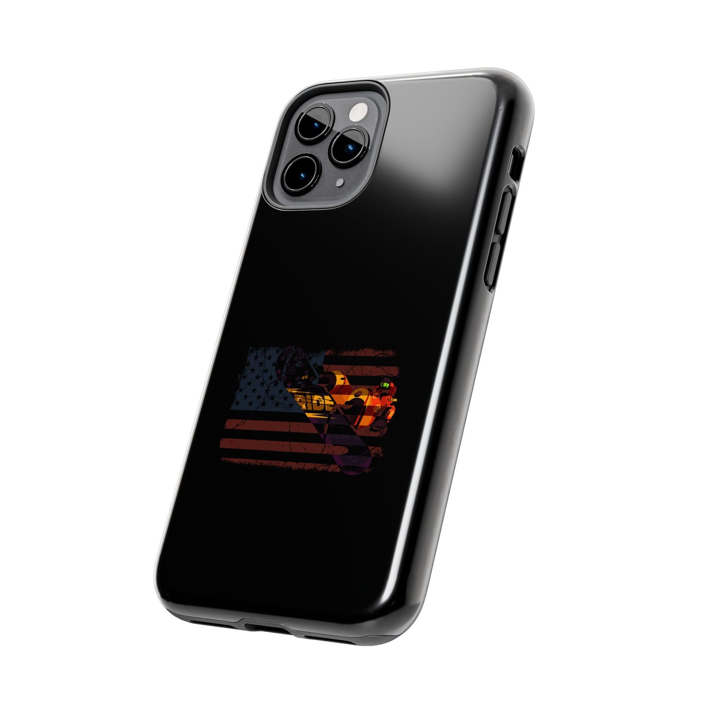 American Flag Camouflage Snowboarding Snowboarder Snowboard Tough Phone Case