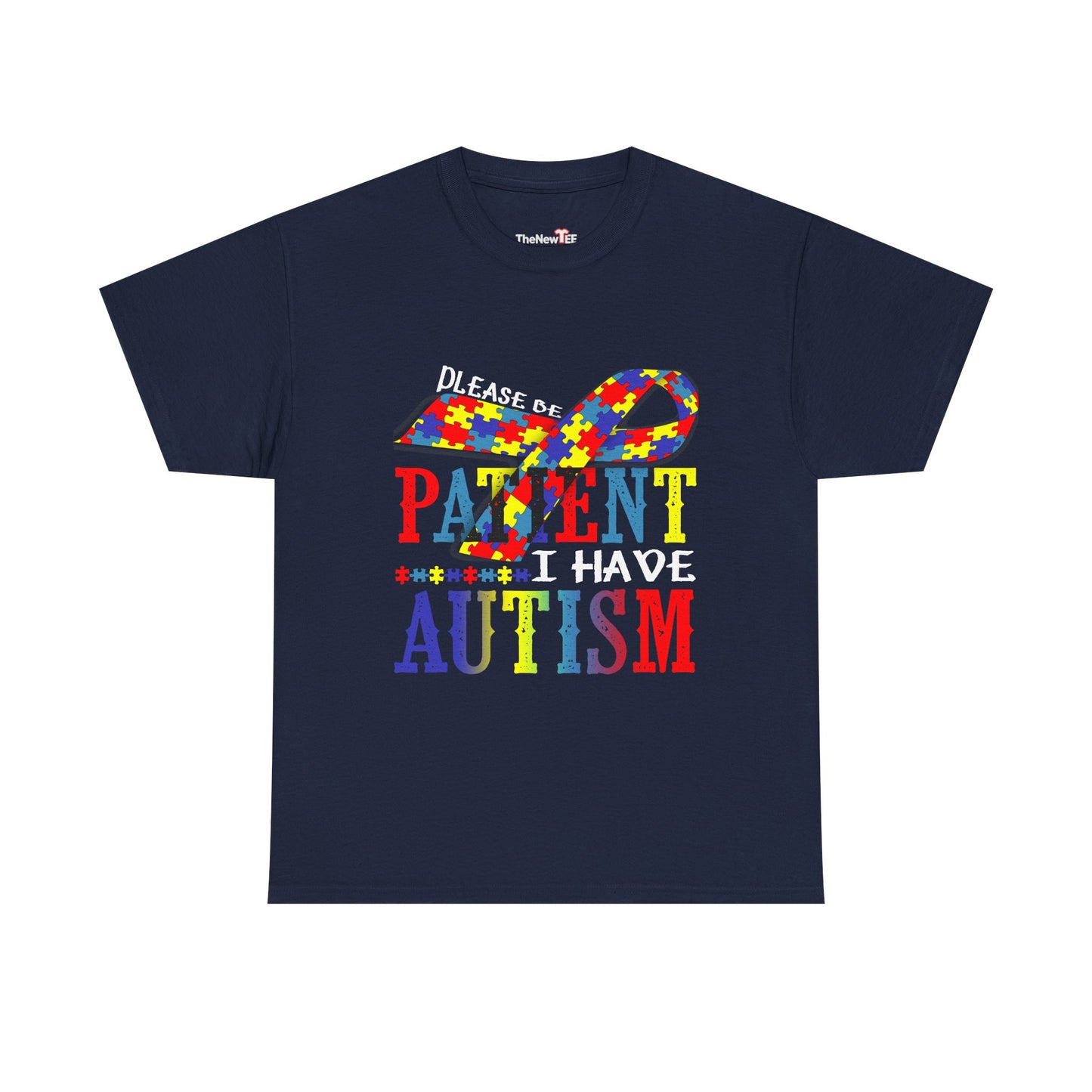Please Be Patient I Have Autism Puzzle Hand Gift - Unisex T-Shirt