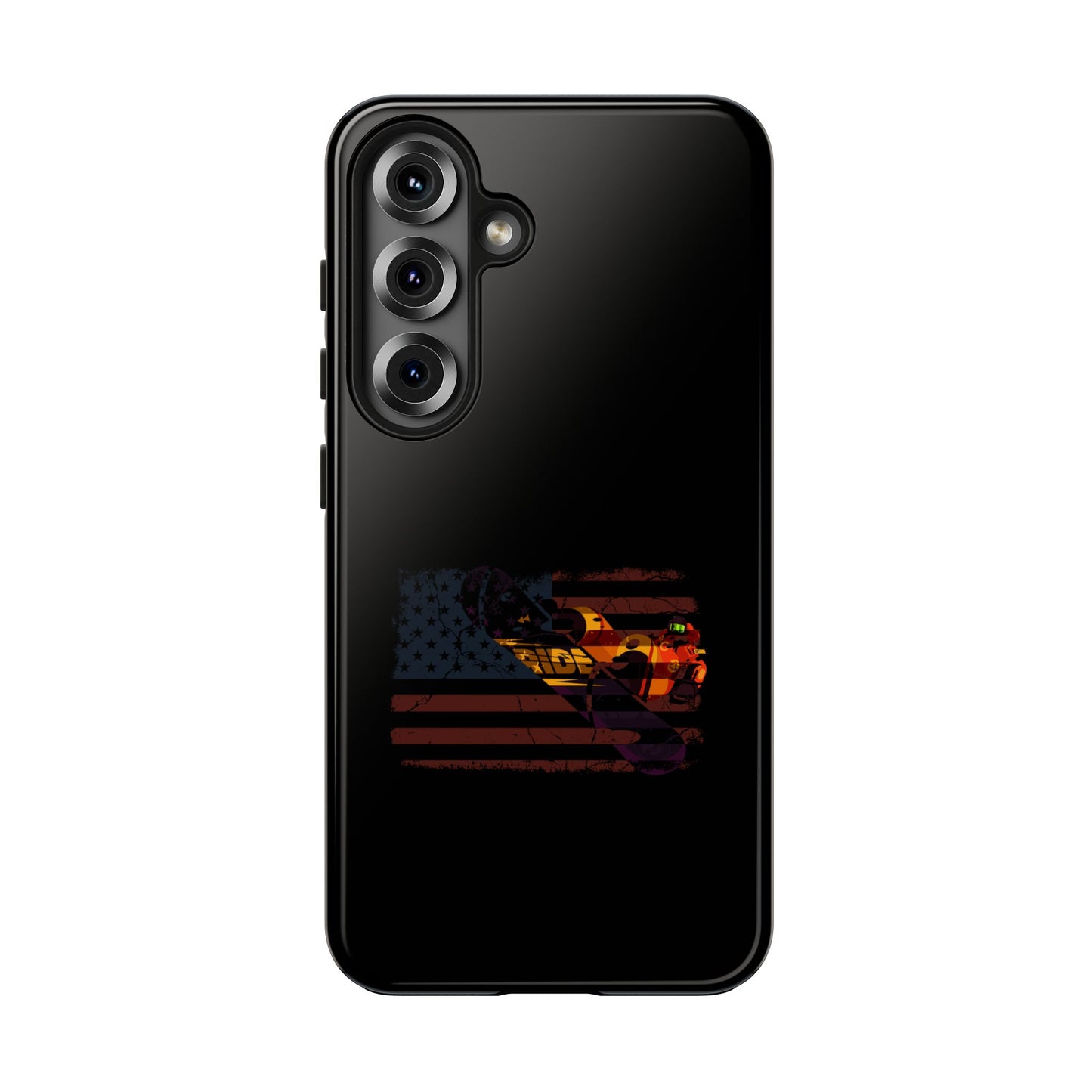 American Flag Camouflage Snowboarding Snowboarder Snowboard Tough Phone Case