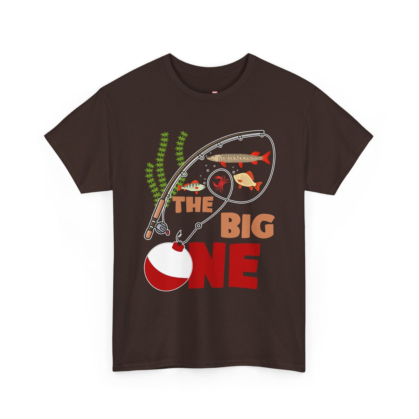 Kids Fishing The Big One Year 1St First Birthday Little Fisherman - Unisex T-Shirt