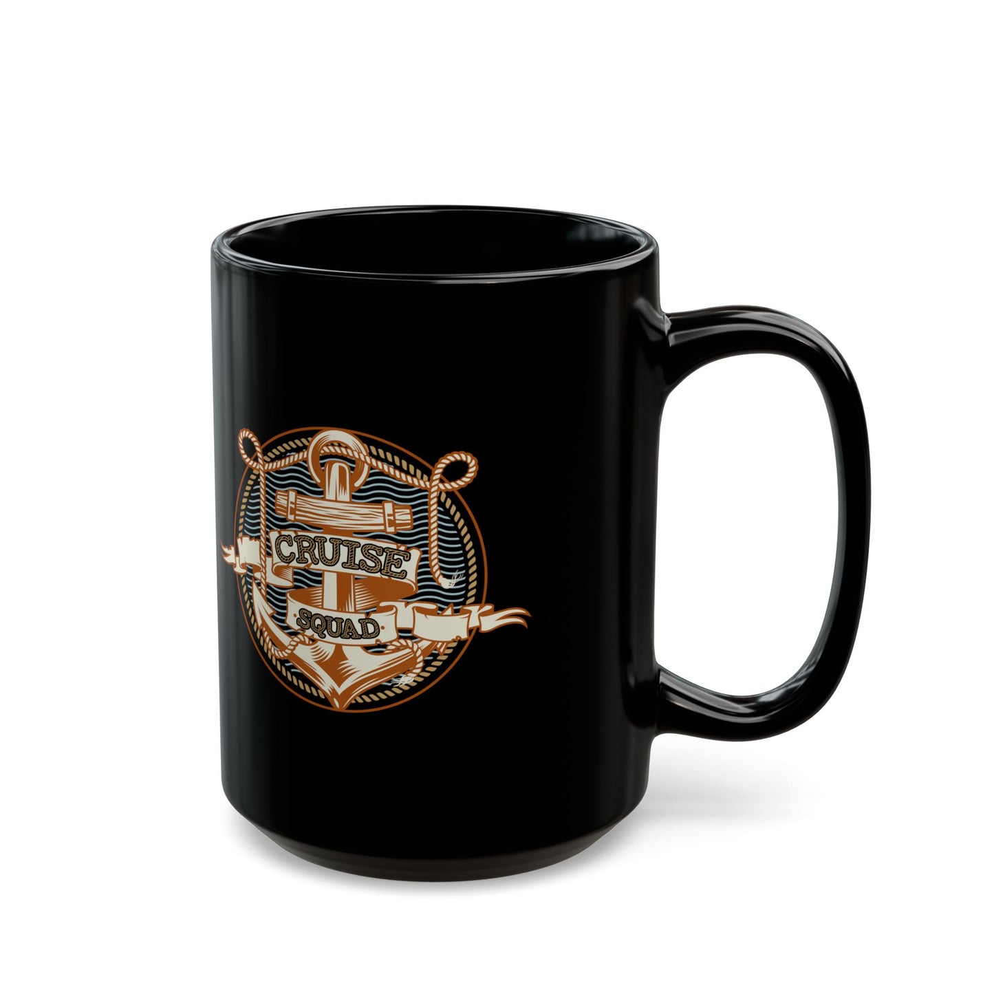 Cruise Squad Family Cruise Vacation - Black Mug