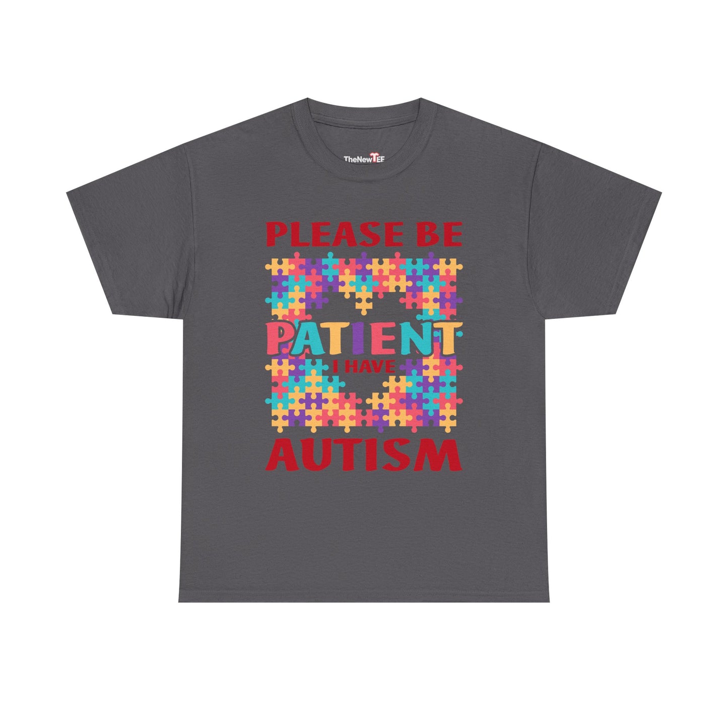 Please Be Patient I Have Autism Puzzle Hand Gift - Unisex T-Shirt