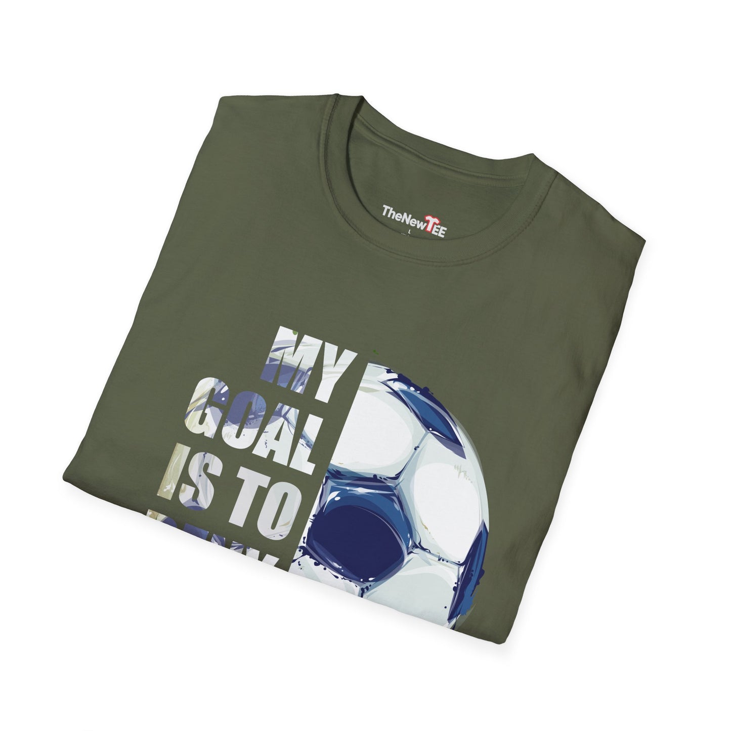 Soccer Goalkeeper T-Shirt – “My Goal Is To Deny Yours” Graphic Tee