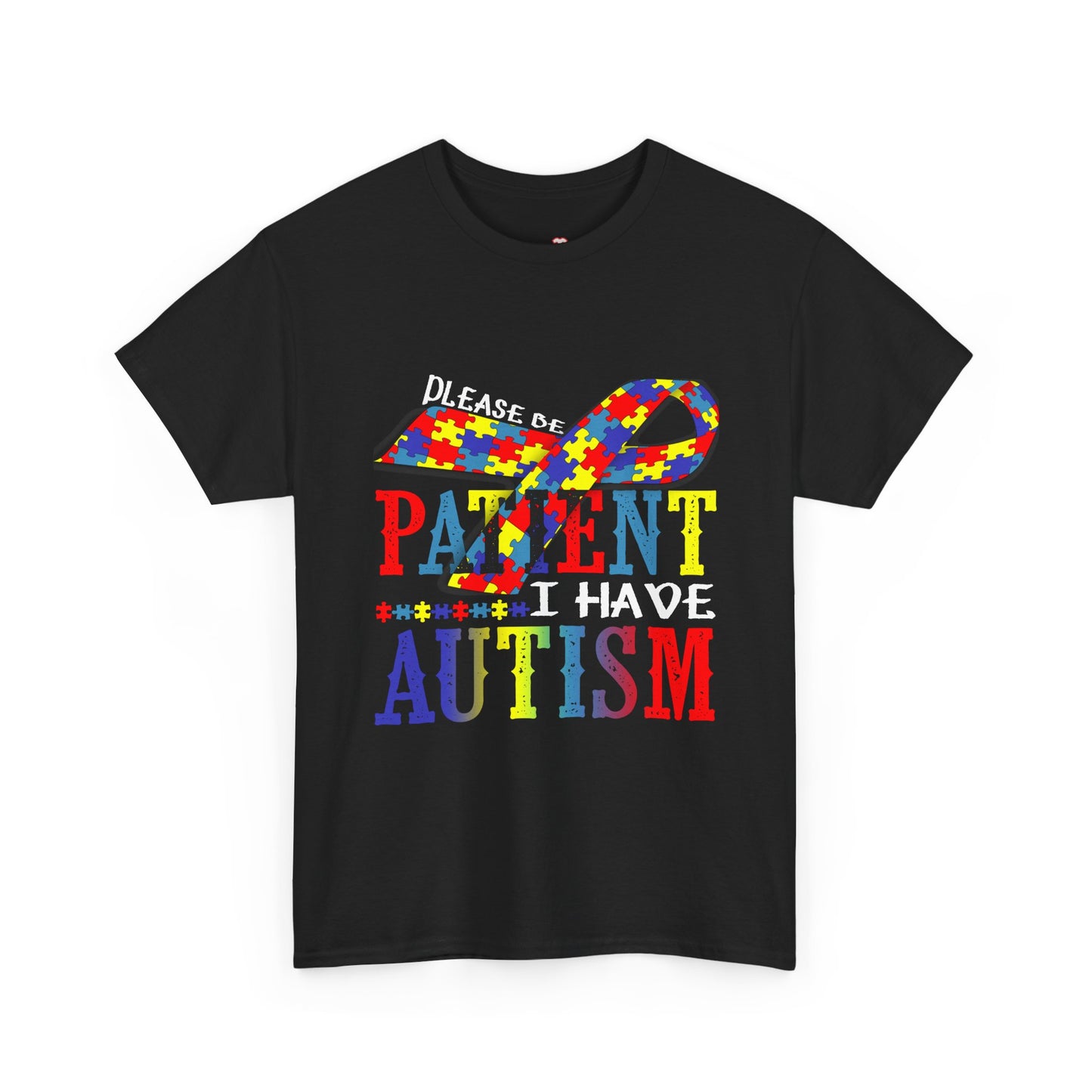 Please Be Patient I Have Autism Puzzle Hand Gift - Unisex T-Shirt