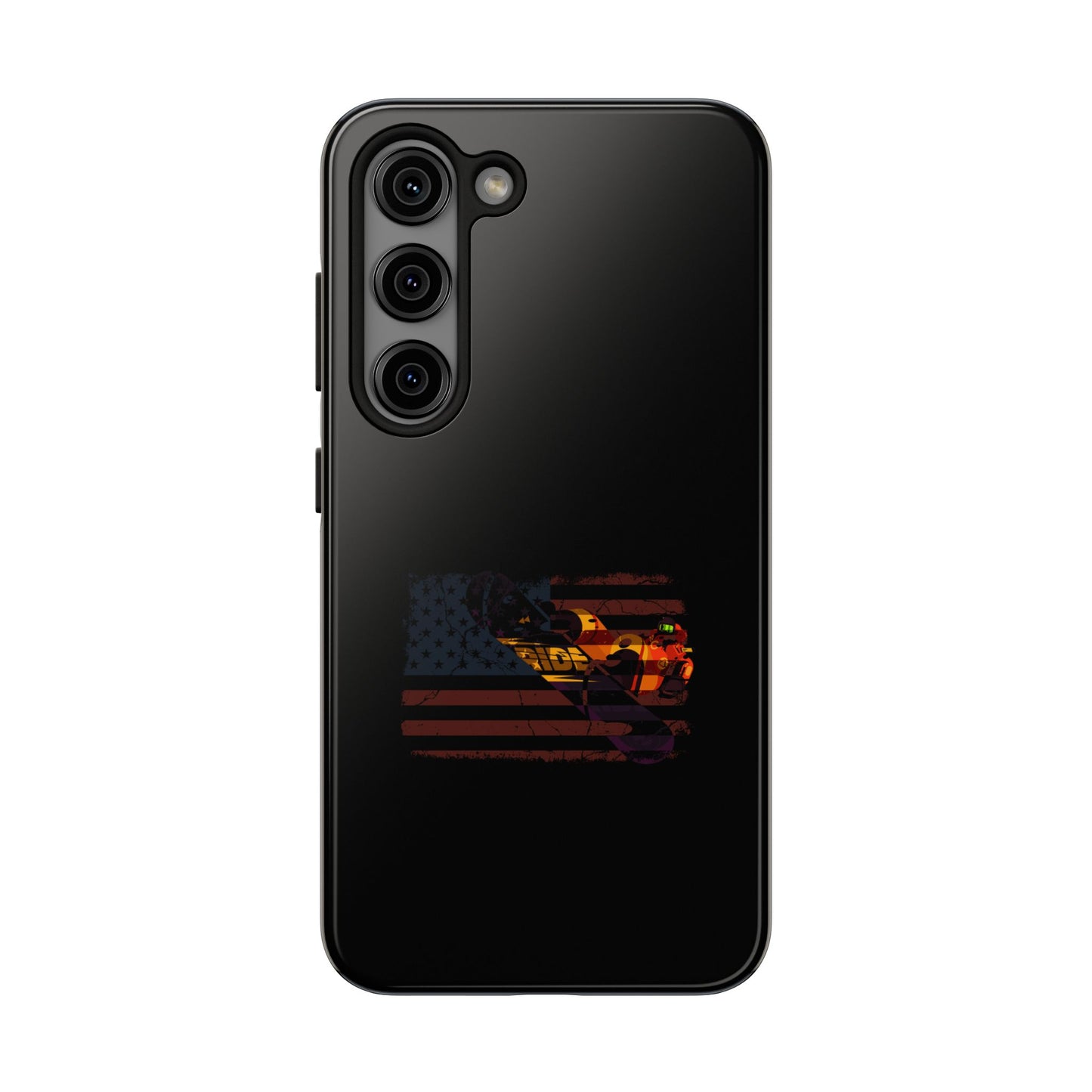 American Flag Camouflage Snowboarding Snowboarder Snowboard Tough Phone Case