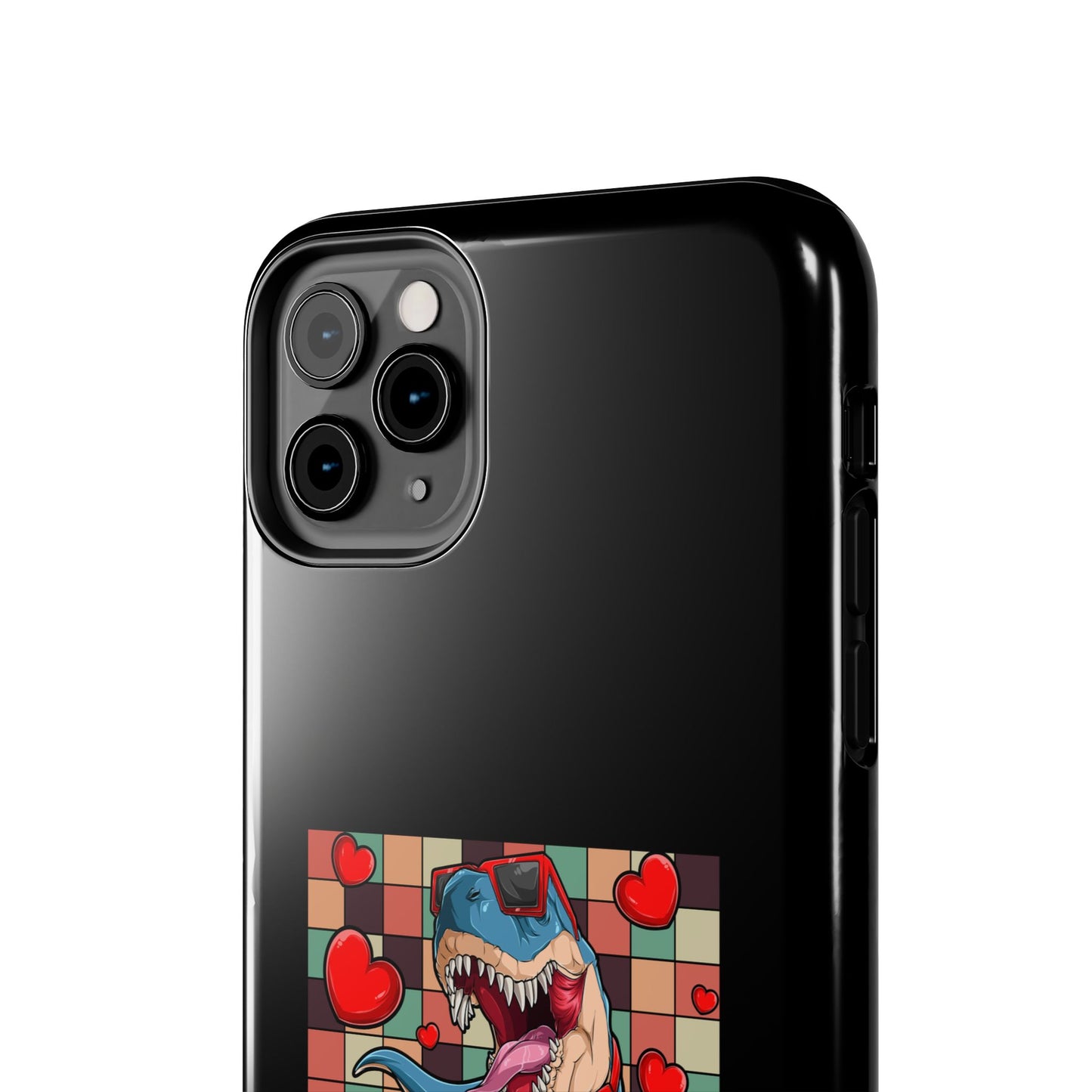 'Lovesaurus' Cute T-Rex Valentine Design - Tough Phone Case