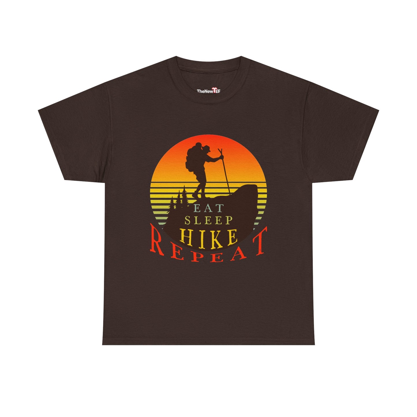 Eat Sleep Hike Repeat Shirt Funny Hiker Mountain Nature - Unisex T-Shirt