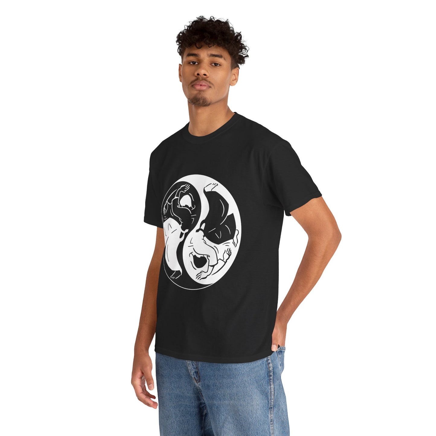 Whirling Dervish Yin Yang Balance Harmony Unisex Graphic T-Shirt