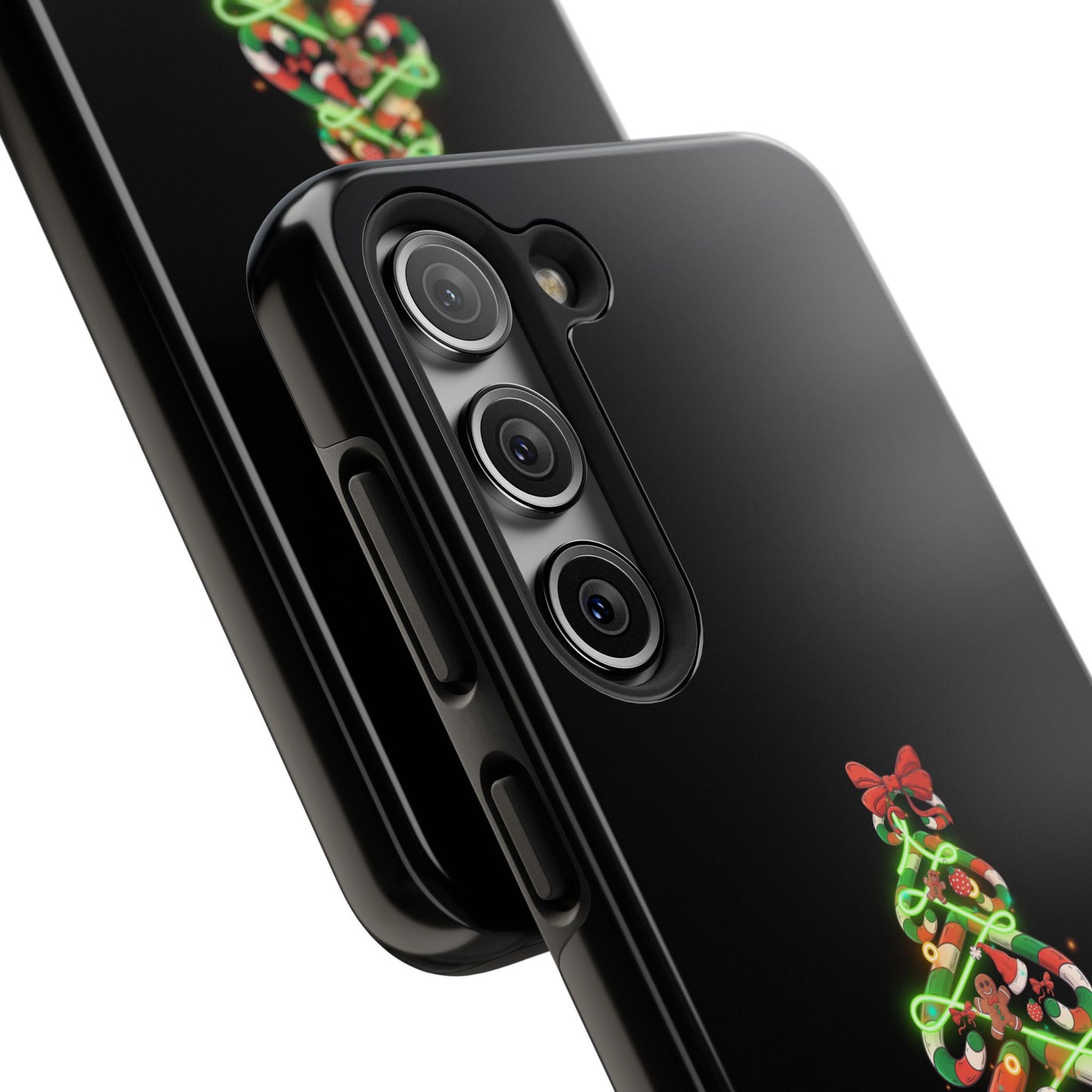 Christmas Candy Cane Xmas Tree Light Gifts - Tough Phone Case