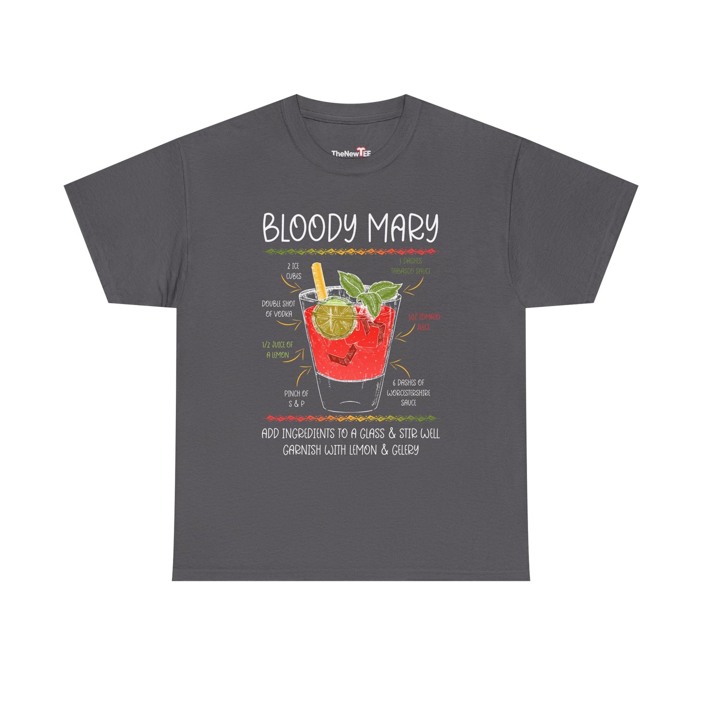 Bloody Mary Recipe Barkeeper Gift Barman - Unisex T-Shirt