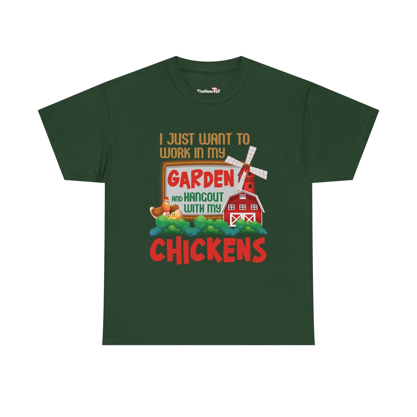 Farm Bird Chicken Funny Gardener Gift Farmer Gardening - Unisex T-Shirt