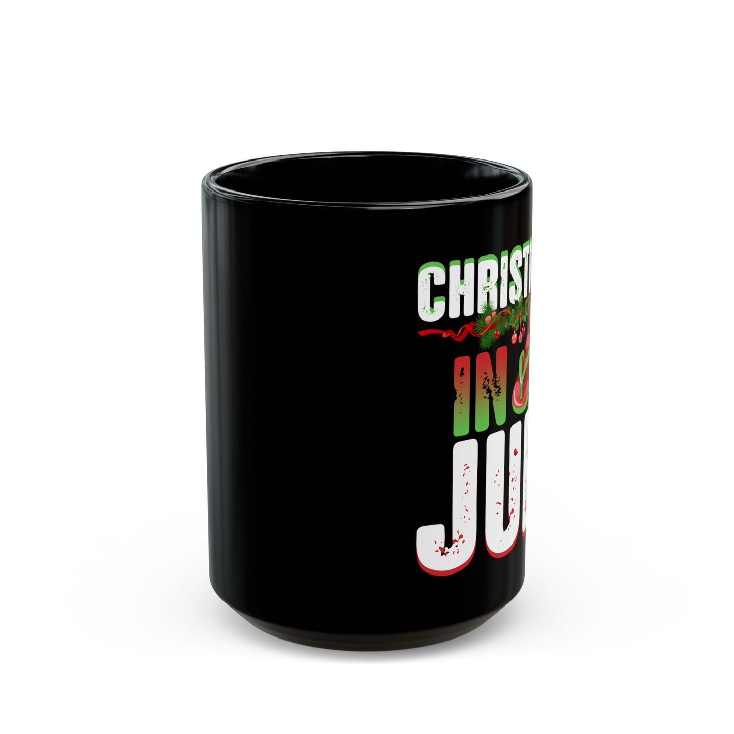 Christmas In July Flip Flops Summer Beach Xmas - Black Mug