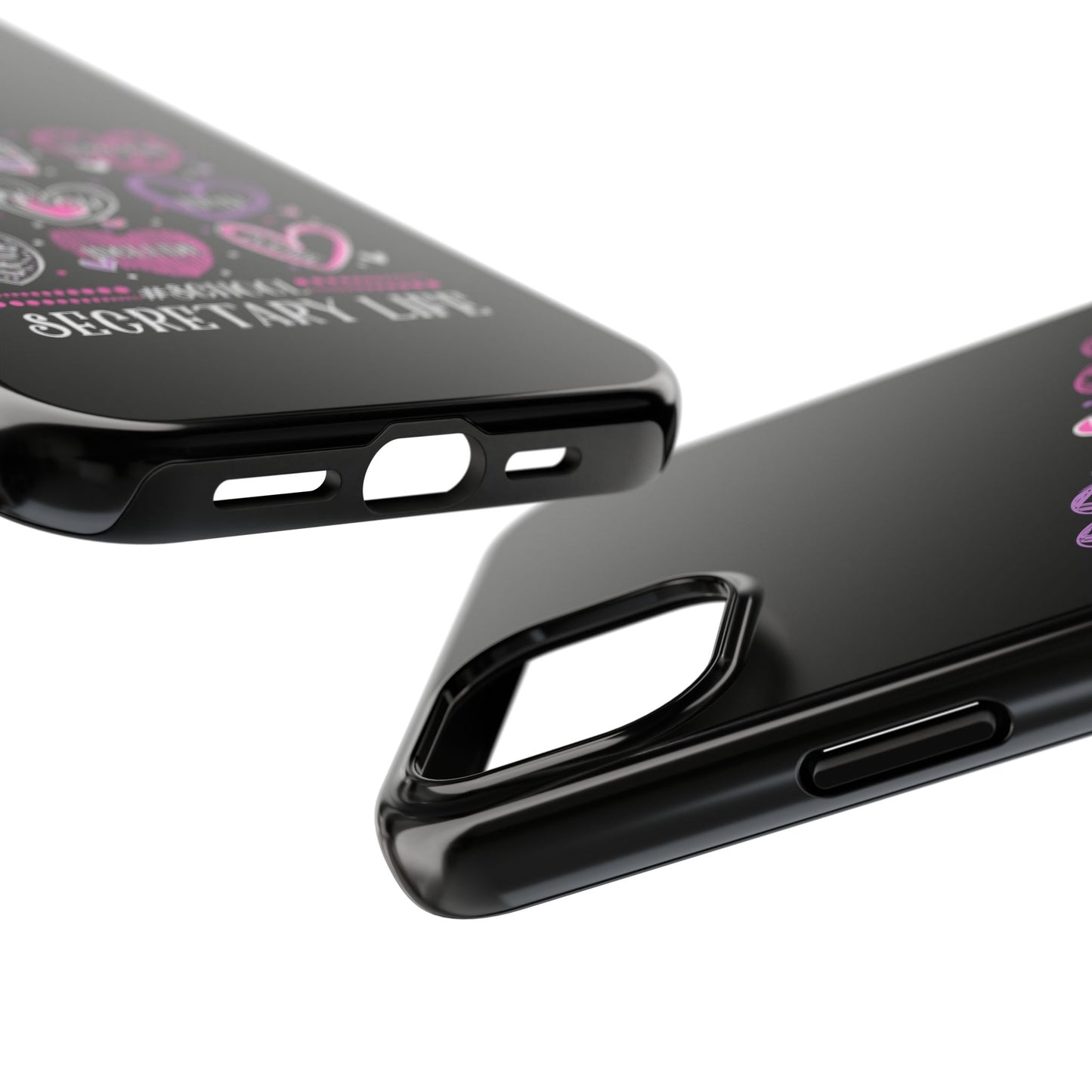 School Secretary Hearts Valentine Valentines Day - Tough Phone Case