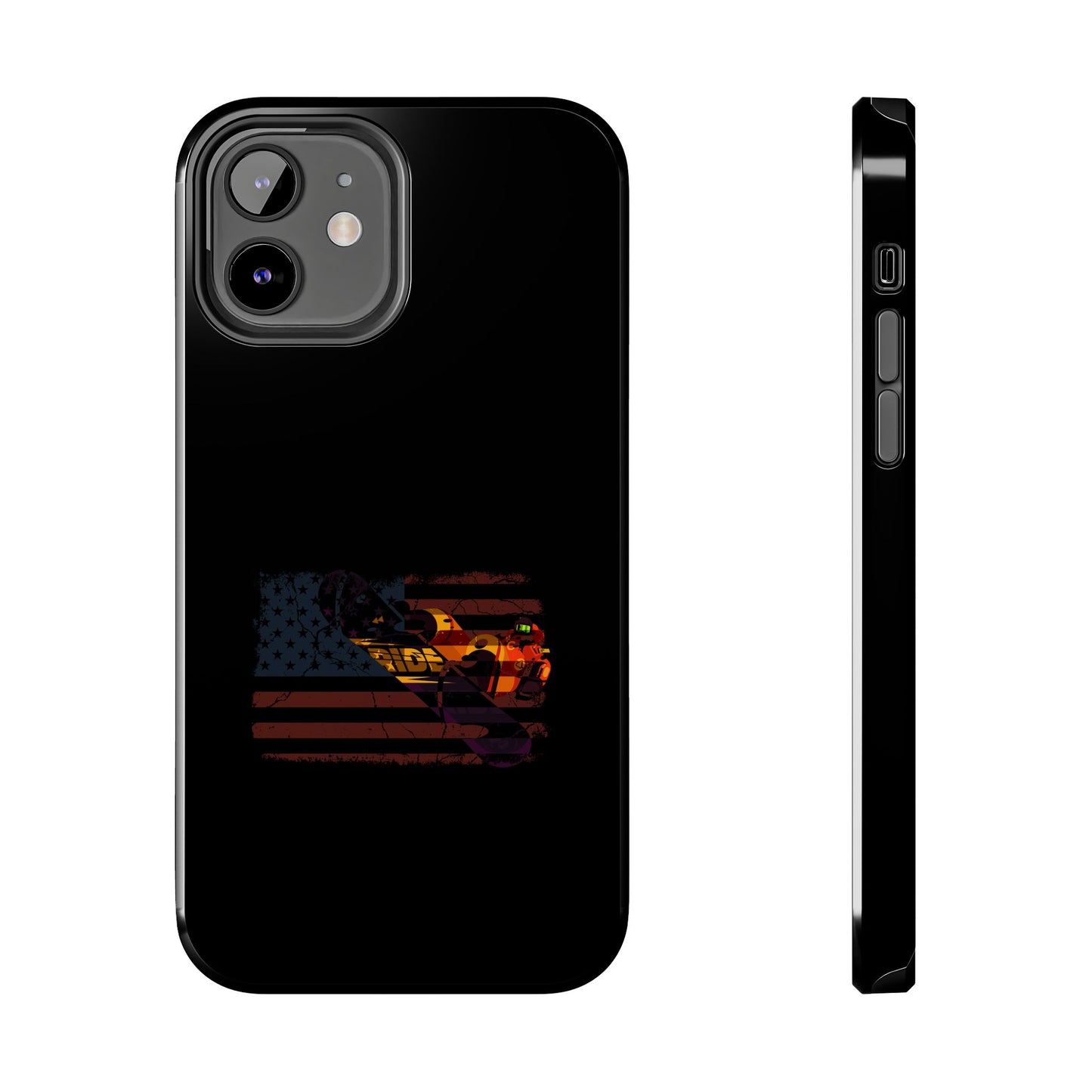 American Flag Camouflage Snowboarding Snowboarder Snowboard Tough Phone Case